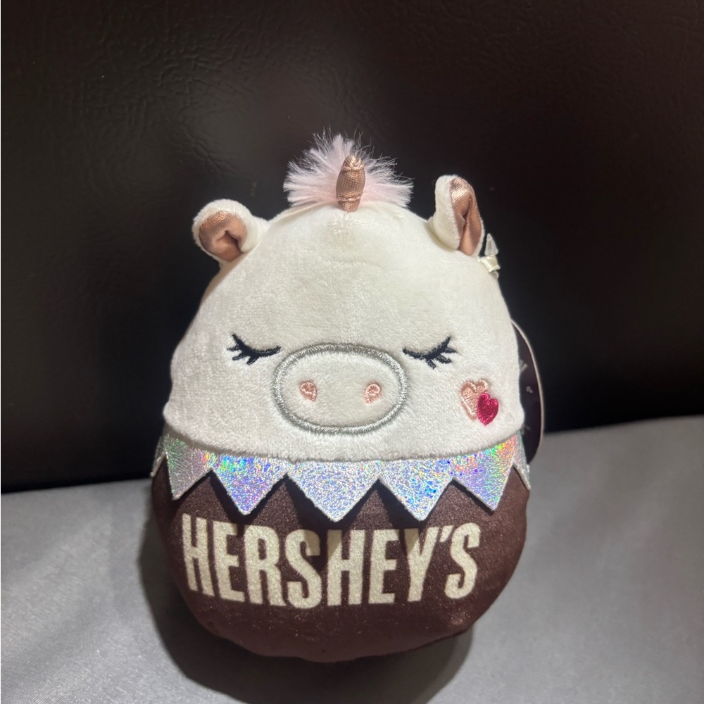 Unicorn Plush Toy - White and Brown